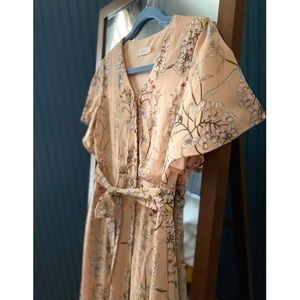 Pink, floral Roolee dress